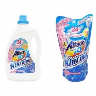 Combo 2 món nước giặt attack