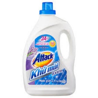 Combo 2 món nước giặt attack (chai 2.4l + túi 1.2l)