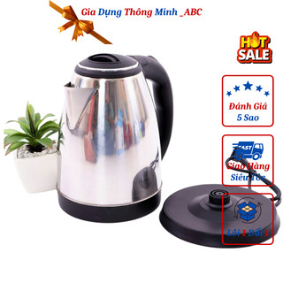 Ấm Siêu Tốc 1.8L Electric Kettle , Bình Đun Siêu Tốc inox tốt cho sức khỏe người sử dụng - ST2