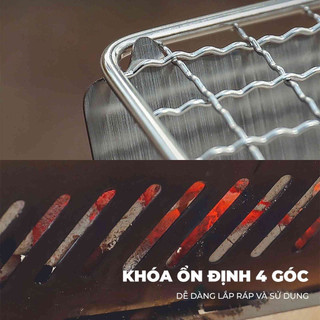 Bếp Nướng Than Hoa Inox