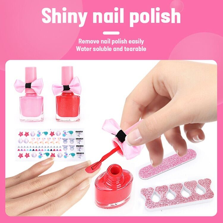 Đồ Chơi Cho Bé Gái, Đồ Chơi Trang Điểm Cho Bé Gái Chất Liệu Cao Cấp, An toàn, Dễ Tháo, Rửa Sạch Bằng Nước