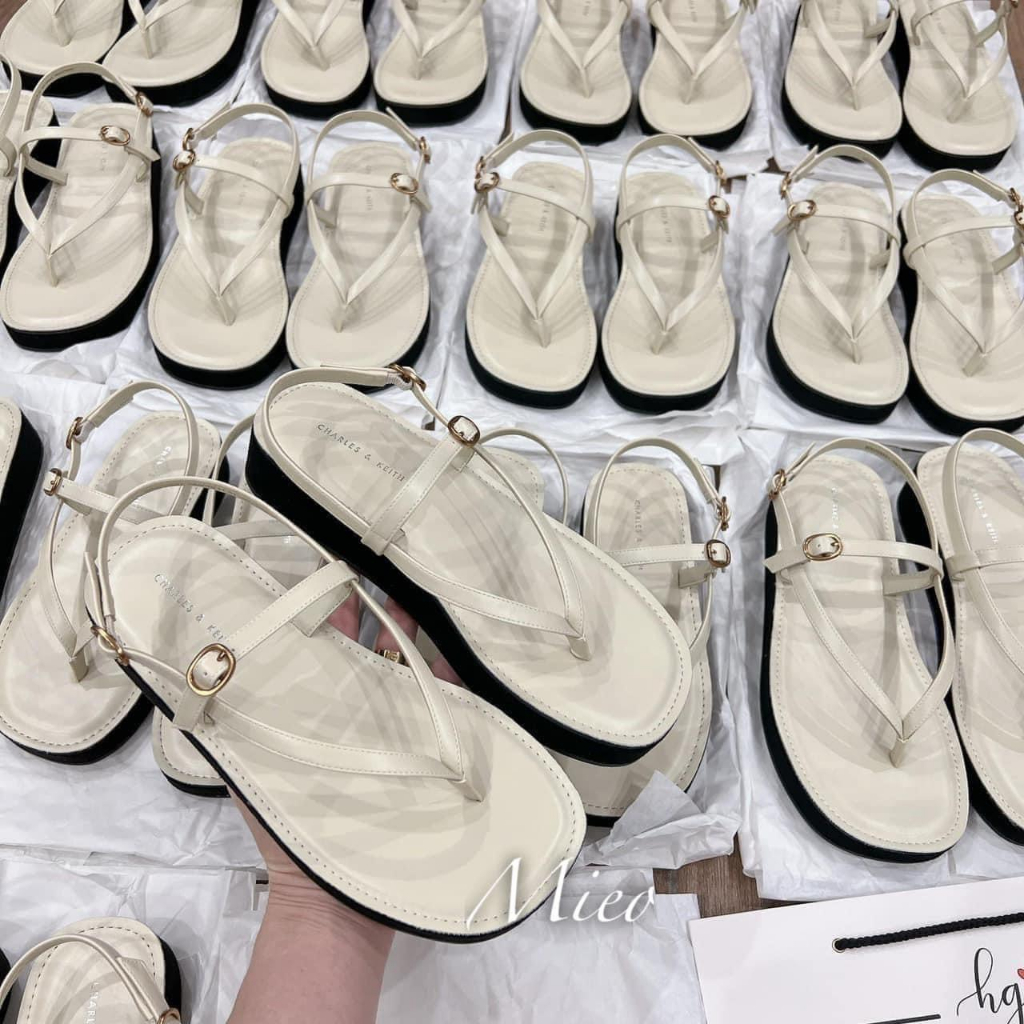 Sandal nữ xỏ ngón quai ngang siêu nhẹ siêu êm