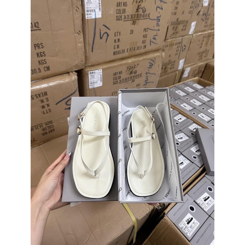 Sandal nữ xỏ ngón quai ngang siêu nhẹ siêu êm