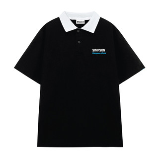 Áo polo nam nữ unisex simpson local brand unisex form rộng tay lỡ oversize - ps01