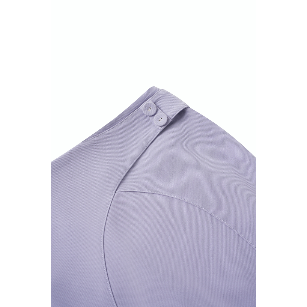 Chân Váy Cạp Liền Hai Cúc Bọc Thời Trang Thanh Lịch by LEMIA Design - 23Z138