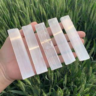 Đá thanh tẩy selenite tự nhiên tăng năng lượng tích cực, thanh lọc không gian, thiền định