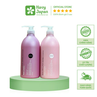  Cặp Dầu Gội - Dầu Xả Kumano Salon Link Extra Phục Hồi Tóc Hư Tổn Khô Xơ 1000ml Nhật Bản 