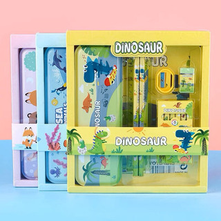 Bộ dụng cụ học tập bút thước set 6 món dụng cụ học tập cho bé