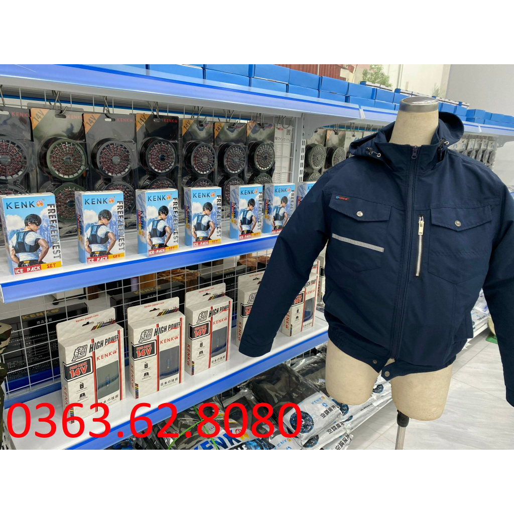 Áo điều hòa KENKO 26000 Ah - 14V- Hàng chính hãng 100%