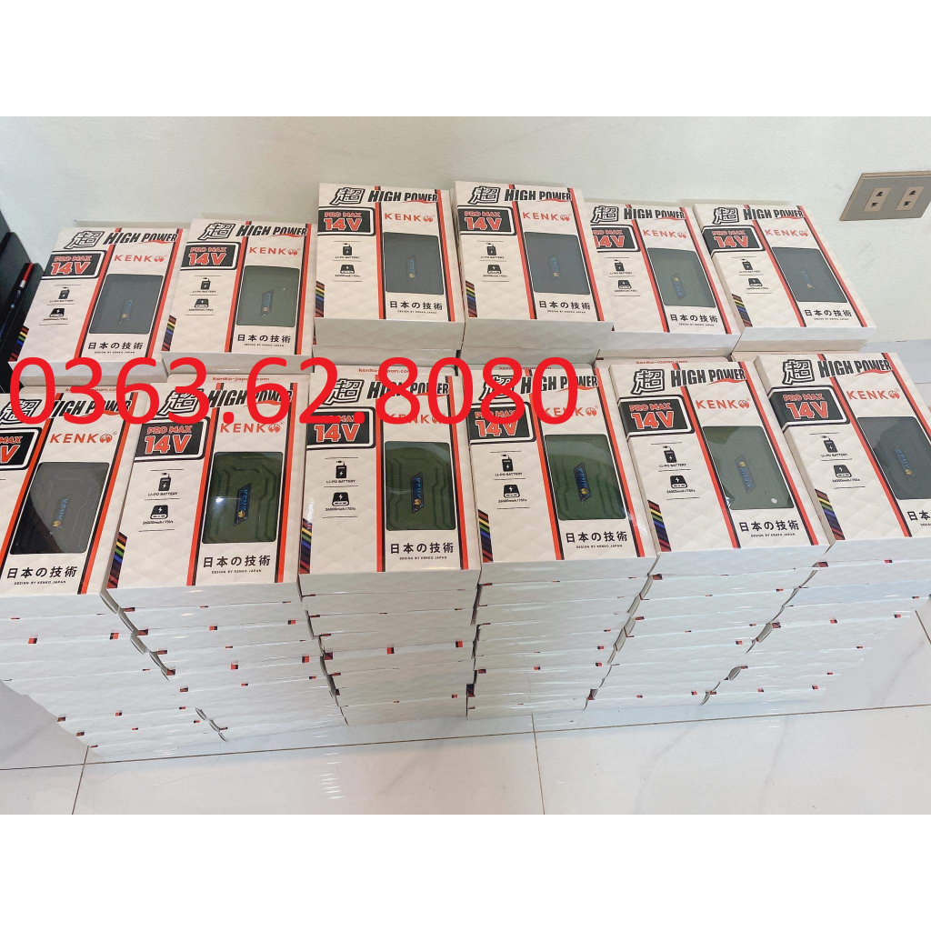 Áo điều hòa KENKO 26000 Ah - 14V- Hàng chính hãng 100%