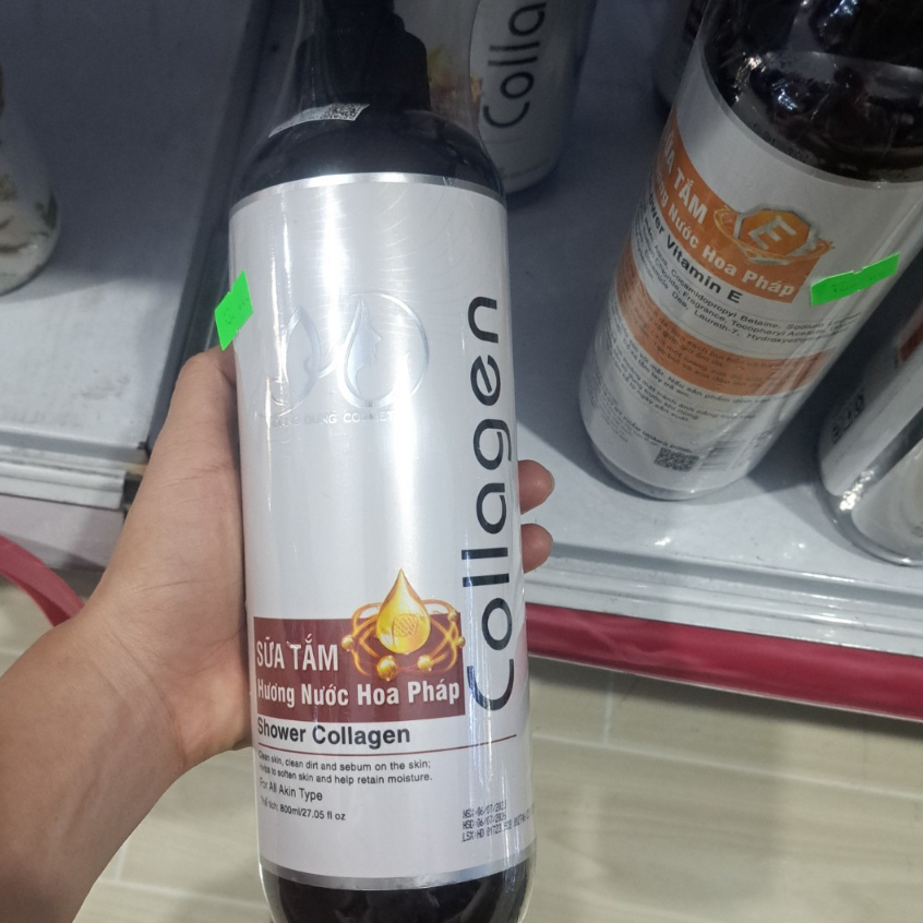 Sữa tắm hương nước hoa pháp HD cosmetic 800ml