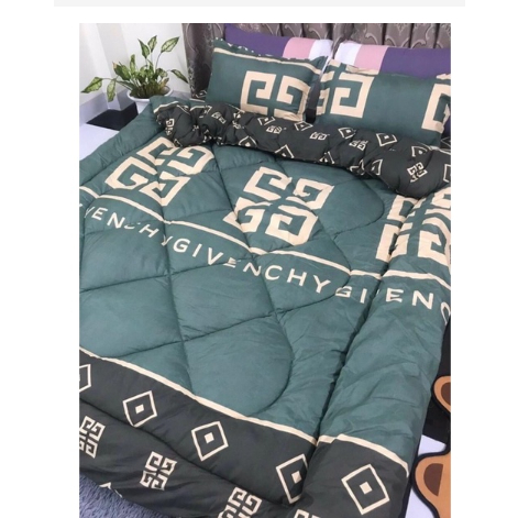 Set chăn phao 5 món bao gồm ( 1 chăn phao+1 ga giường+2 vỏ gối đầu+1 vỏ ôm) - đủ size - nhiều mẫu lựa chọn - [VỊT HỒNG]