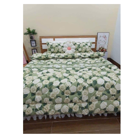 Set chăn phao 5 món bao gồm ( 1 chăn phao+1 ga giường+2 vỏ gối đầu+1 vỏ ôm) - đủ size - nhiều mẫu lựa chọn - [VỊT HỒNG]