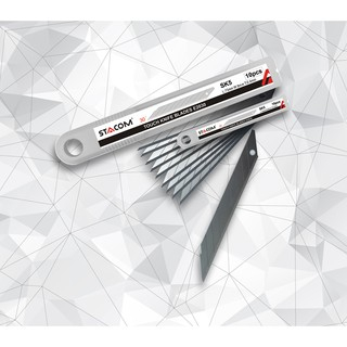 Lưỡi dao rọc giấy 30 độ stacom - E2030 [hộp 10 lưỡi]