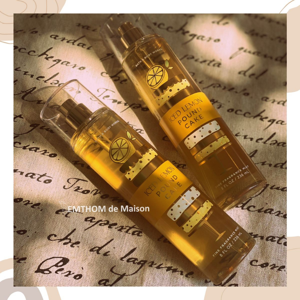 Iced Lemon Pound Cake Xịt Thơm Toàn Thân Bath & Body Works