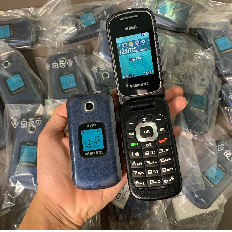 Điện thoại Sam Sung Nắp Gập SM- B311V 2Sim - Máy Mới 100% Fullbox - Siêu Nhỏ Gọn Loa Lớn - Bảo Hành 12 Tháng