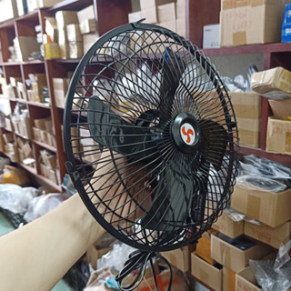 Quạt chân kẹp quay180 ĐỘ chuyên dụng cho ô tô  và xe tải 12-24V- QUẠT CHÂN KẸP DÙNG TẨU SẠC Ô TÔ