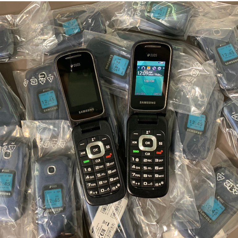 Điện thoại Sam Sung Nắp Gập SM- B311V 2Sim - Máy Mới 100% Fullbox - Siêu Nhỏ Gọn Loa Lớn - Bảo Hành 12 Tháng