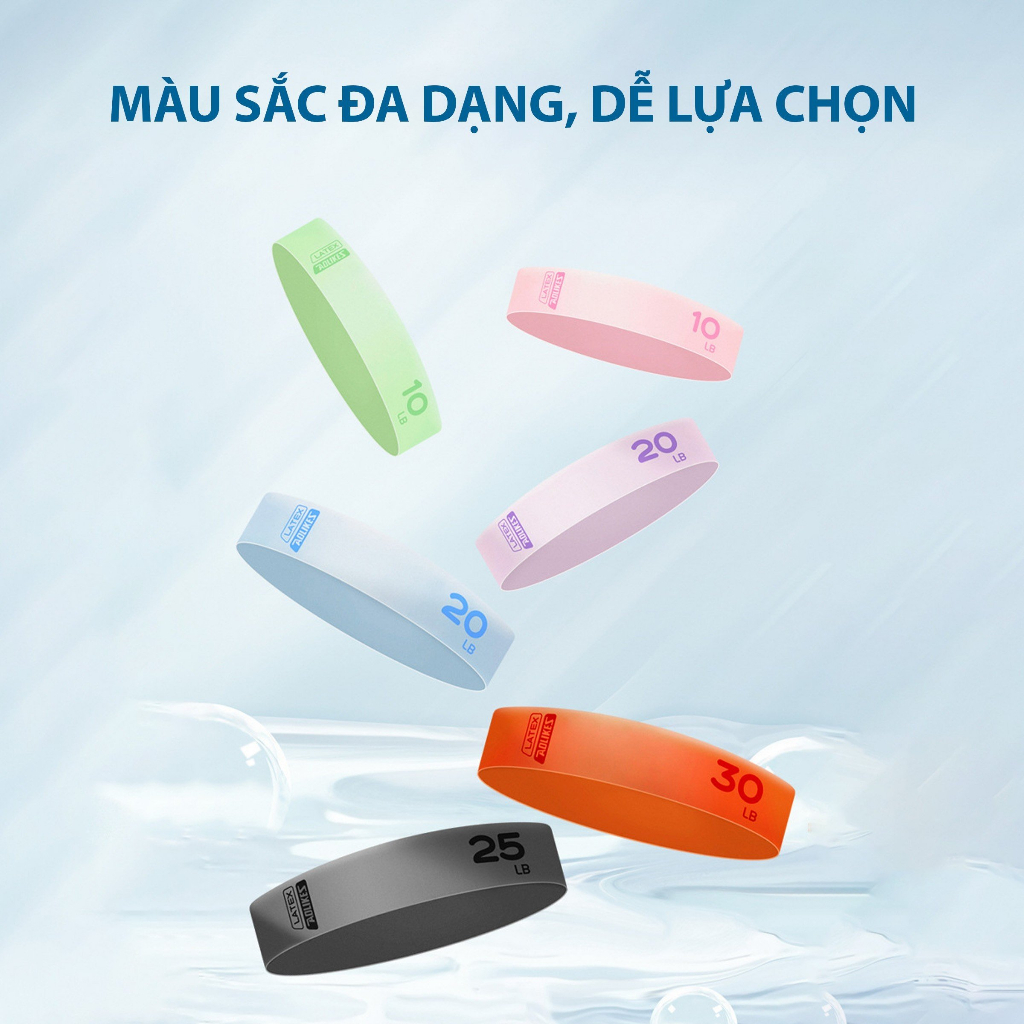 Dây kháng lực, miniband tập tay, mông cao su Aolikes 3601