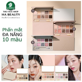 Phấn mắt đa năng bảng 10 màu the face shop fmgt eye moment palette hàn quốc