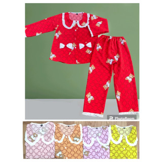 Bộ Lụa Tay Dài  Bé Lớn (28-32kg) (giao màu ngẫu nhiên)