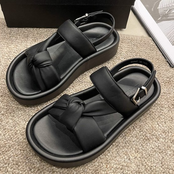 Giày sandal CELEL quai xoắn phong cách hàng quốc - trendy 2023