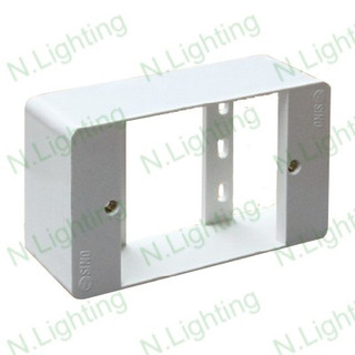 Đế nổi nhựa chữ nhật đơn thấp ck157rl sino - đế nổi chữ nhật đơn cao ck157rh sino - đế nổi dùng cho cb
