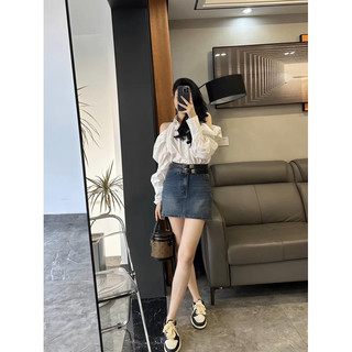 (SẴN) Áo sơ mi hở vai