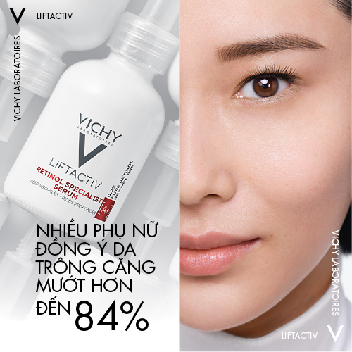 Dưỡng chất giảm nếp nhăn và giúp da trông trẻ hơn Vichy Liftactiv Retinol 30ml
