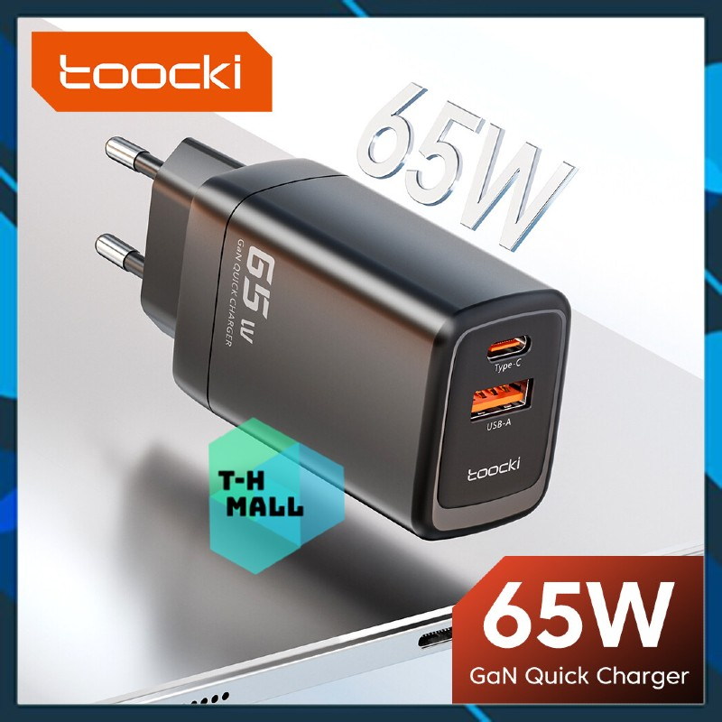 Sạc nhanh Gan Quick Charger PD 3.0 45W 65W cổng Type C cho Smartphone/ Tablet / Laptop