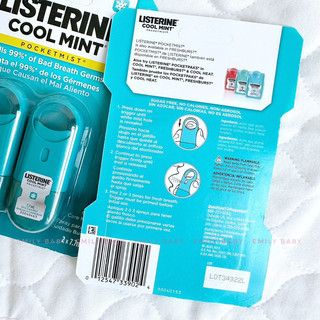 Xịt thơm miệng Listerine 7.7ml Mỹ