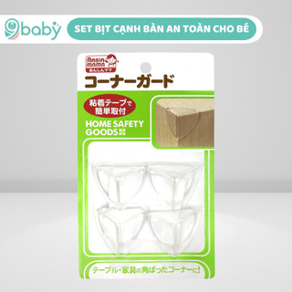 Set 4 bịt góc cạnh bàn silicon Nhật bản an toàn cho bé