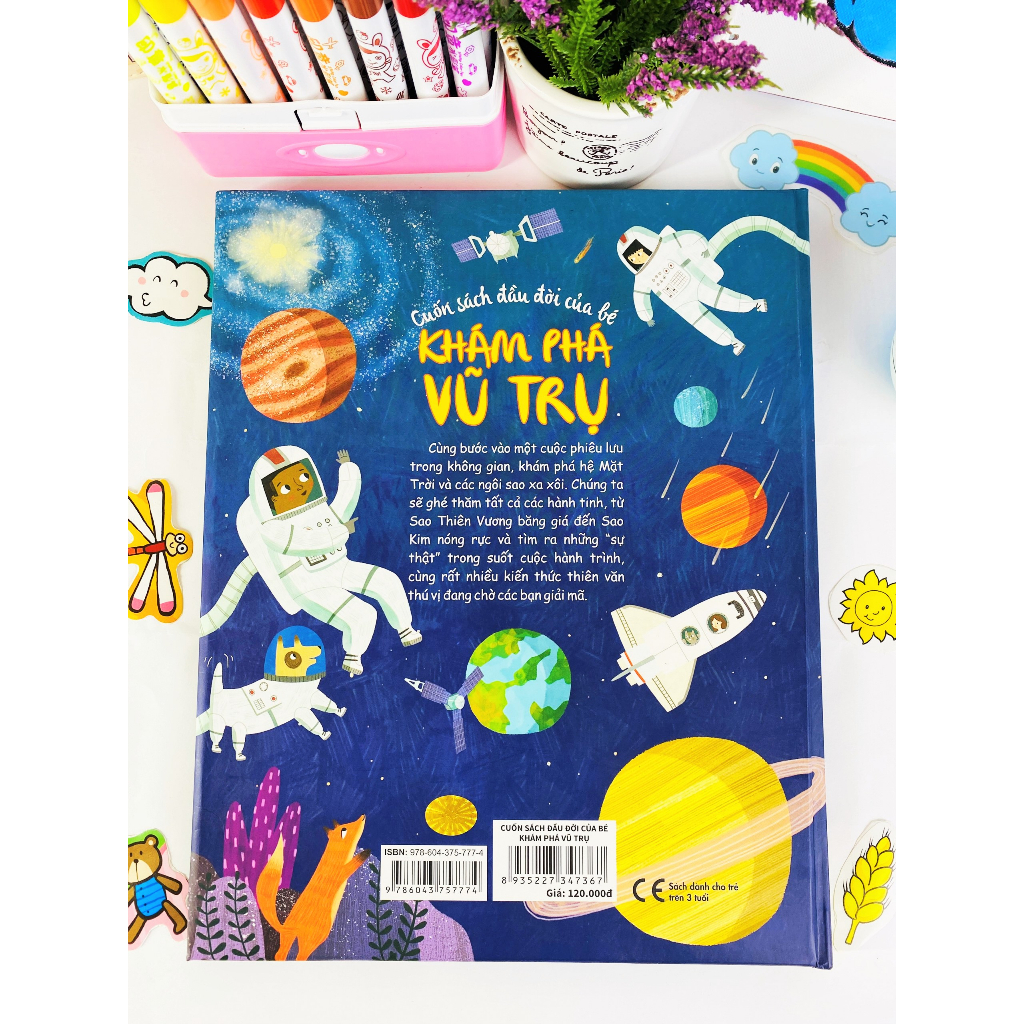 Sách - Cuốn sách đầu đời của bé - Khám phá Vũ Trụ