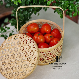 Hộp mây tre quà tặng, hộp quà tặng, túi quà đa năng đựng trái cây bánh kẹo mứt làm quà tặng