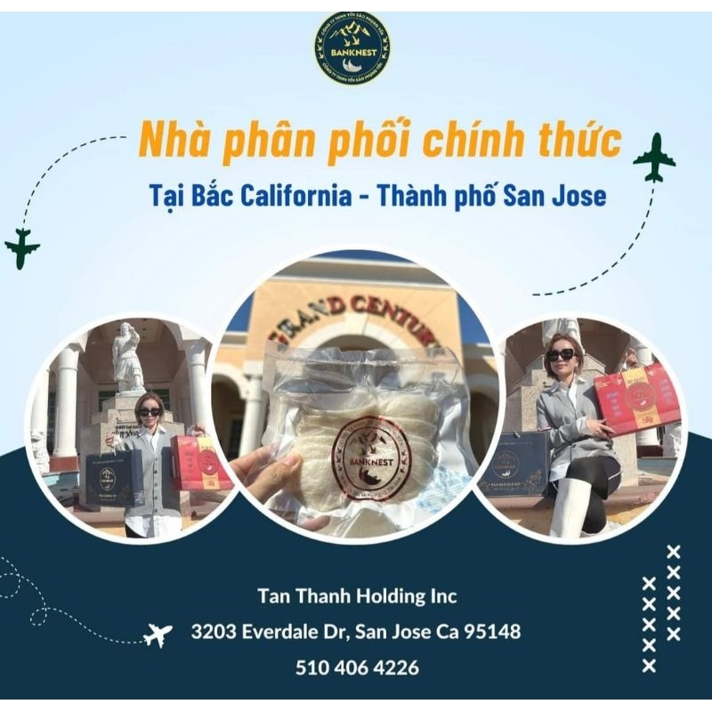 YẾN NHÀ BANKNEST 33% YẾN - Mẫu mới -HỘP 6 lọ 70ml Sản phẩm đang cùng được bán tại Mỹ_CHÍNH HÃNG