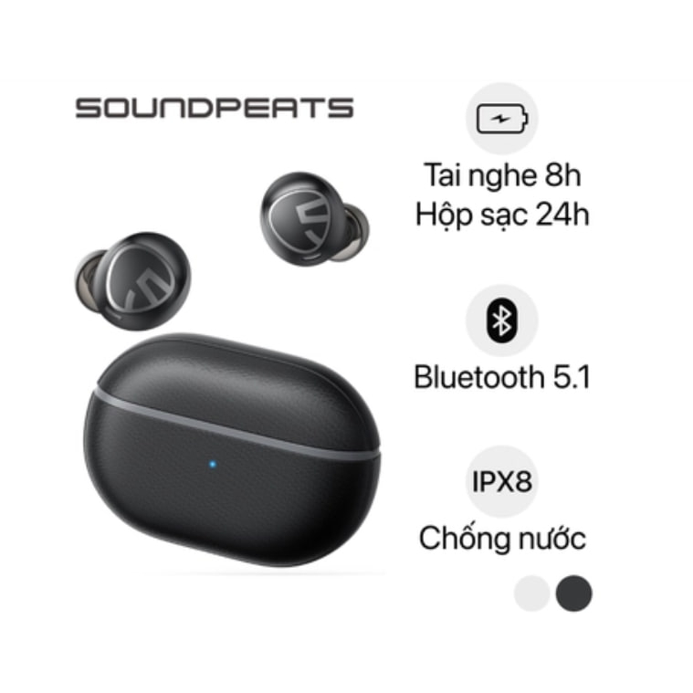 Tai nghe True Wireless SoundPEATS Free2 Classic - Hàng Chính Hãng