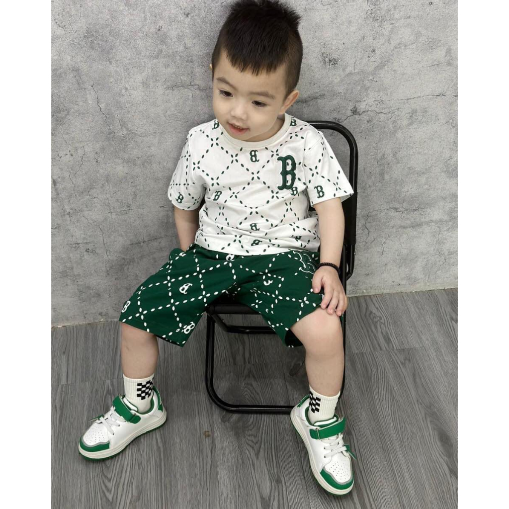 Đồ bộ cộc tay bé trai 9-38kg Chanh bé sét quần áo mặc hè thoáng mát co giãn 4 chiều bé mặc đi chơi siêu đẹp