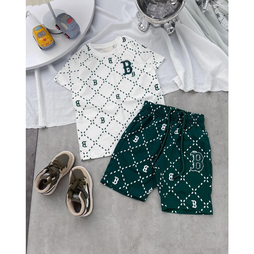 Đồ bộ cộc tay bé trai 9-38kg Chanh bé sét quần áo mặc hè thoáng mát co giãn 4 chiều bé mặc đi chơi siêu đẹp