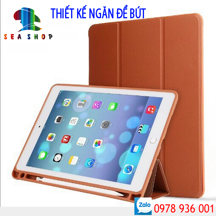 Bao da iPad Pro 10.2, 10.5, 11 inch 2018, 2020 có ngăn đựng bút, Thiết kế hiện đại trẻ trung-Chất liệu cao cấp