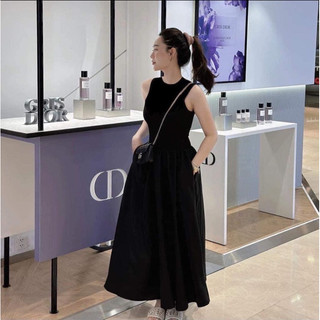 (M có  sẵn] Váy ba lỗ sát nách F21 không có túi chất cotton