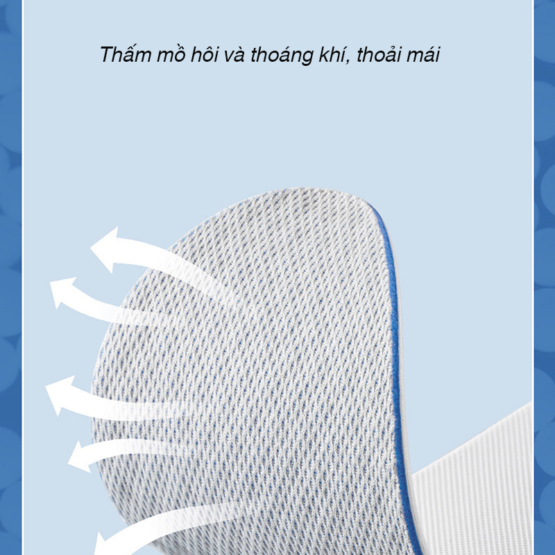 Cặp lót giày tăng chiều cao cao su độn đế tăng 1,5-3cm - Loại nguyên bàn chân - L13 chính hãng