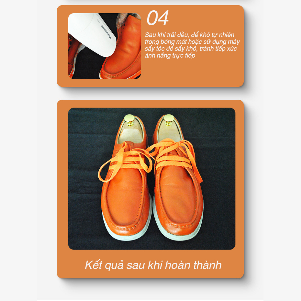 Xi kem đánh giày, chuyên sửa chữa vết bong tróc cho túi ví, áo, ghế da EIDECHSE chính hãng