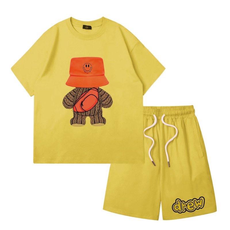 Set bộ D.rew Hou.se siêu xịn Gấu màu vàng cho bé trai bé gái