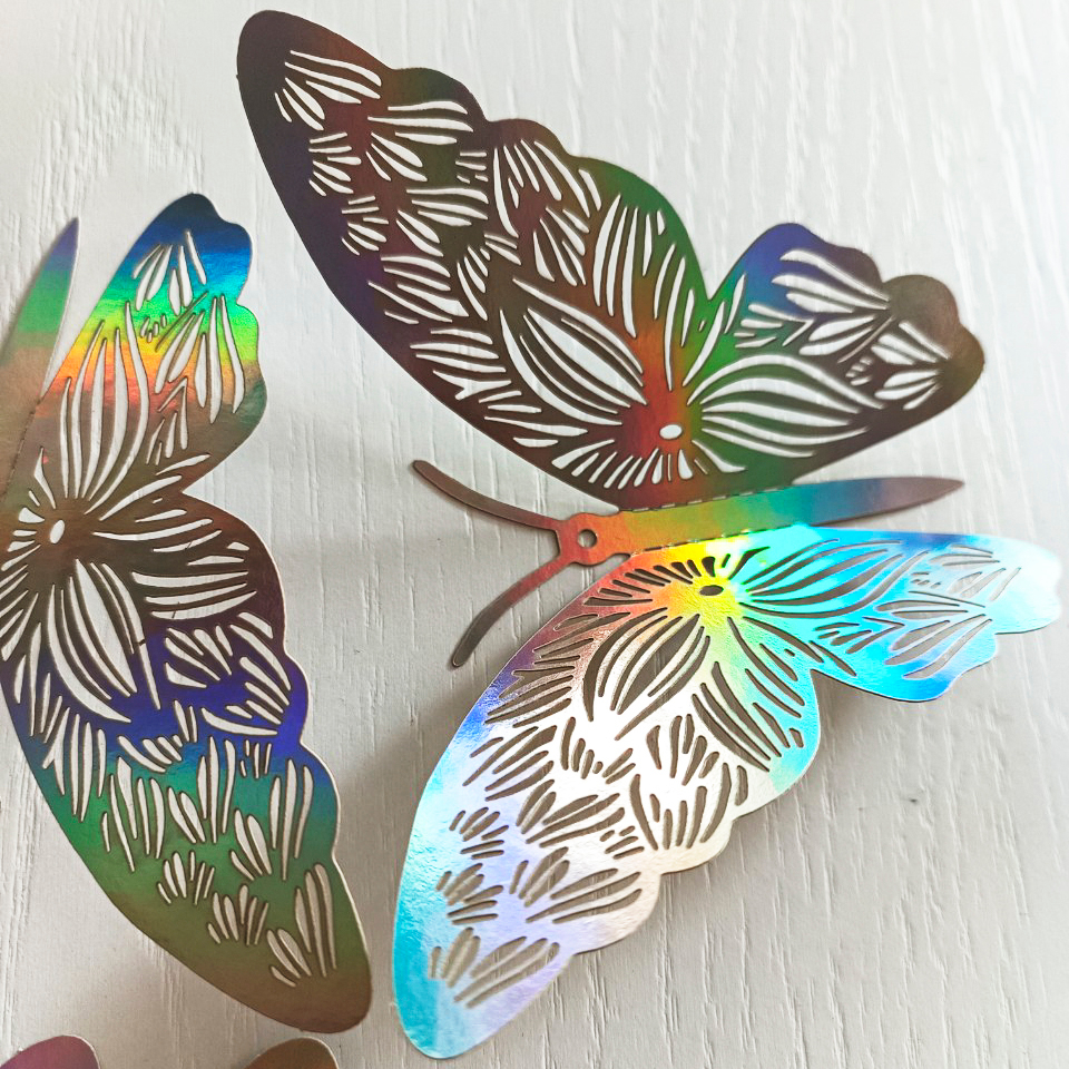 Cánh Bướm Trang Trí, Thích Hợp Trang Trí Quán Cafe Phê, Phòng Em Bé