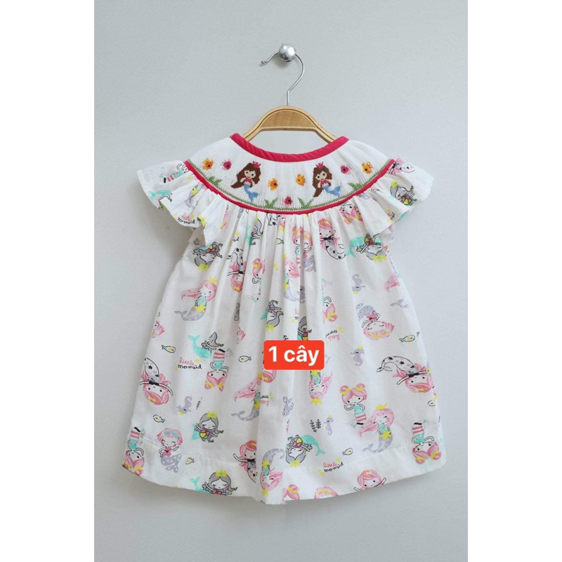 Thô cotton nàng tiên cá khổ 160cm