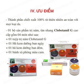 Bộ Nám cao cấp Thái Lan clobetamilg [ chính hãng ]
