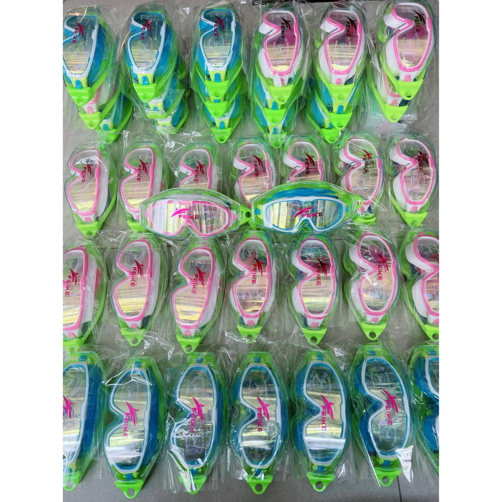 Kính bơi tráng gương chống chói tầm nhìn rộng cho bé