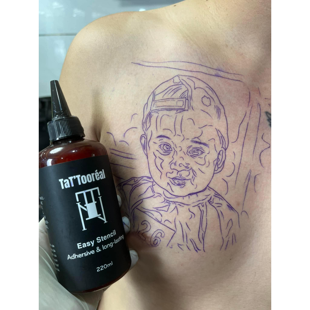 Gel scan hình xăm thần thánh siêu bám dính