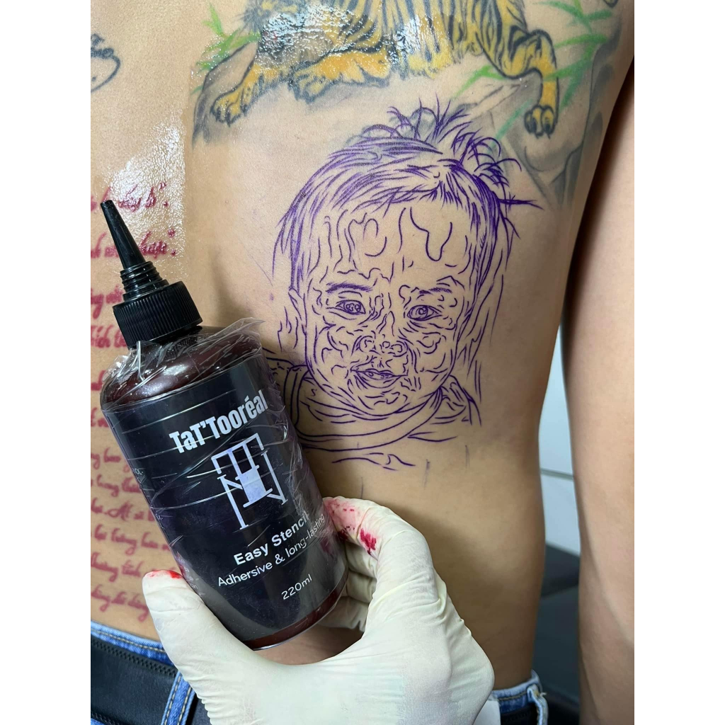 Gel scan hình xăm thần thánh siêu bám dính