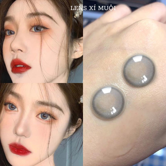 Lens màu xanh dương giãn vừa FC 304 có độ